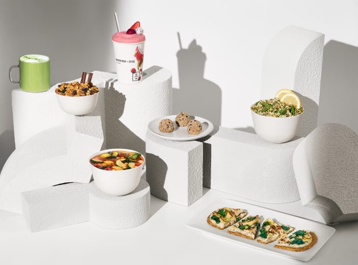 The smoothies are great in the morning and the Harvest Bowls are filling for dinner.